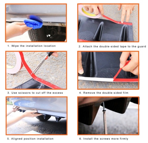 ดิฟฟิวเซอร์หลัง Size-M ยาว 58 cm. Carbon texture สำหรับแปลงติดตั้งได้ทุกรุ่น (Reae Diffuser)